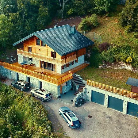 Moderne A Morzine, 12 Pers, 5 Ch, Proche Centre בקתה